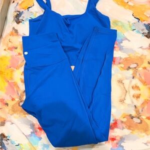 CRZ YOGA Women's Blue Activewear Set